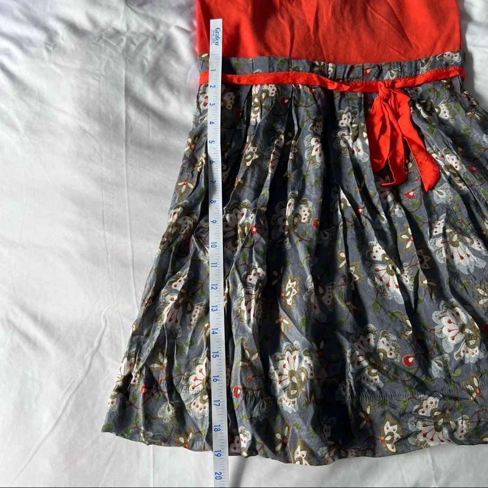 floral print empire waist sleeveless dress - Picture 10 of 15